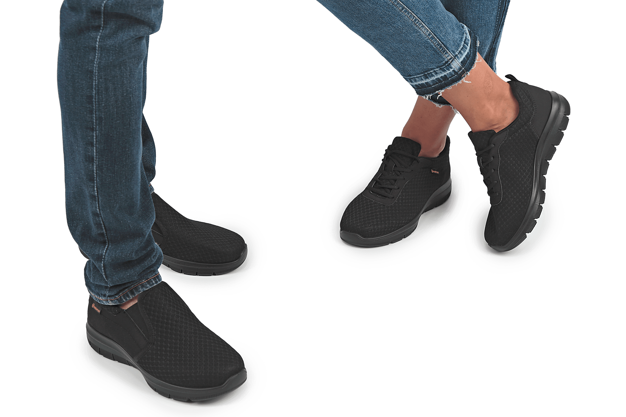 Tropezón Plano Identidad Zapatos de trabajo para pies anchos y delicados | Workflex